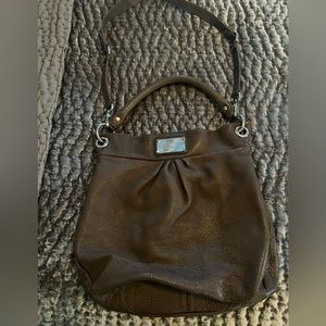 Marc Jacobs hobo bag, grey with silver hardware